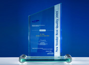 SAMSUNG Best Vendor Quality Award